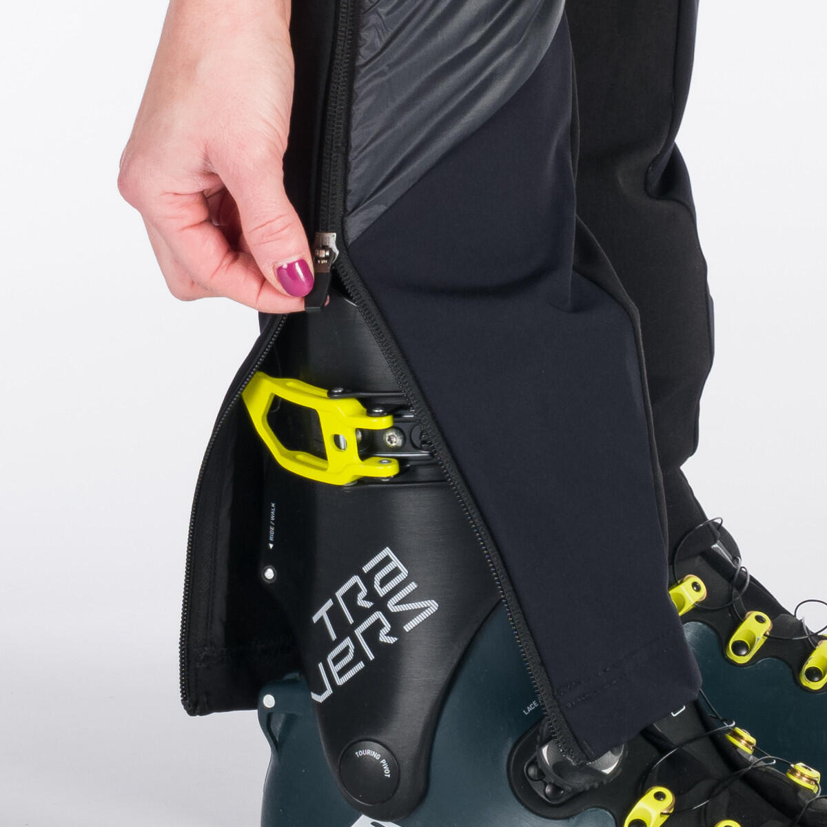 Dámské kalhoty hybridní celorozepínací Polartec® VETERNE 7/7