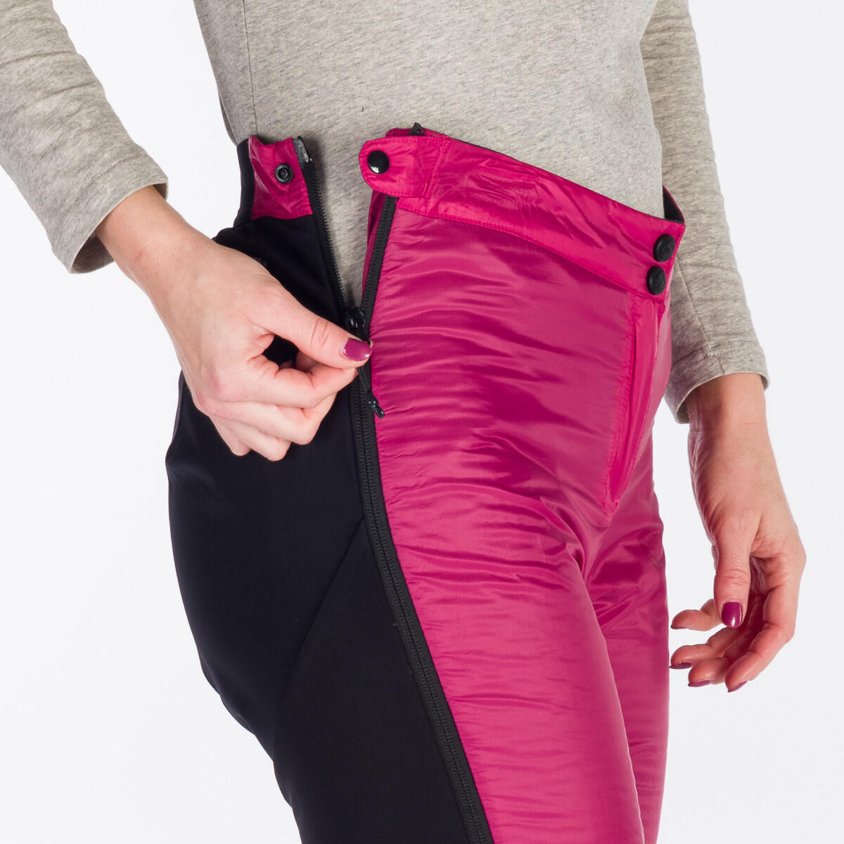 Dámské kalhoty hybridní celorozepínací Polartec® VETERNE 4/7