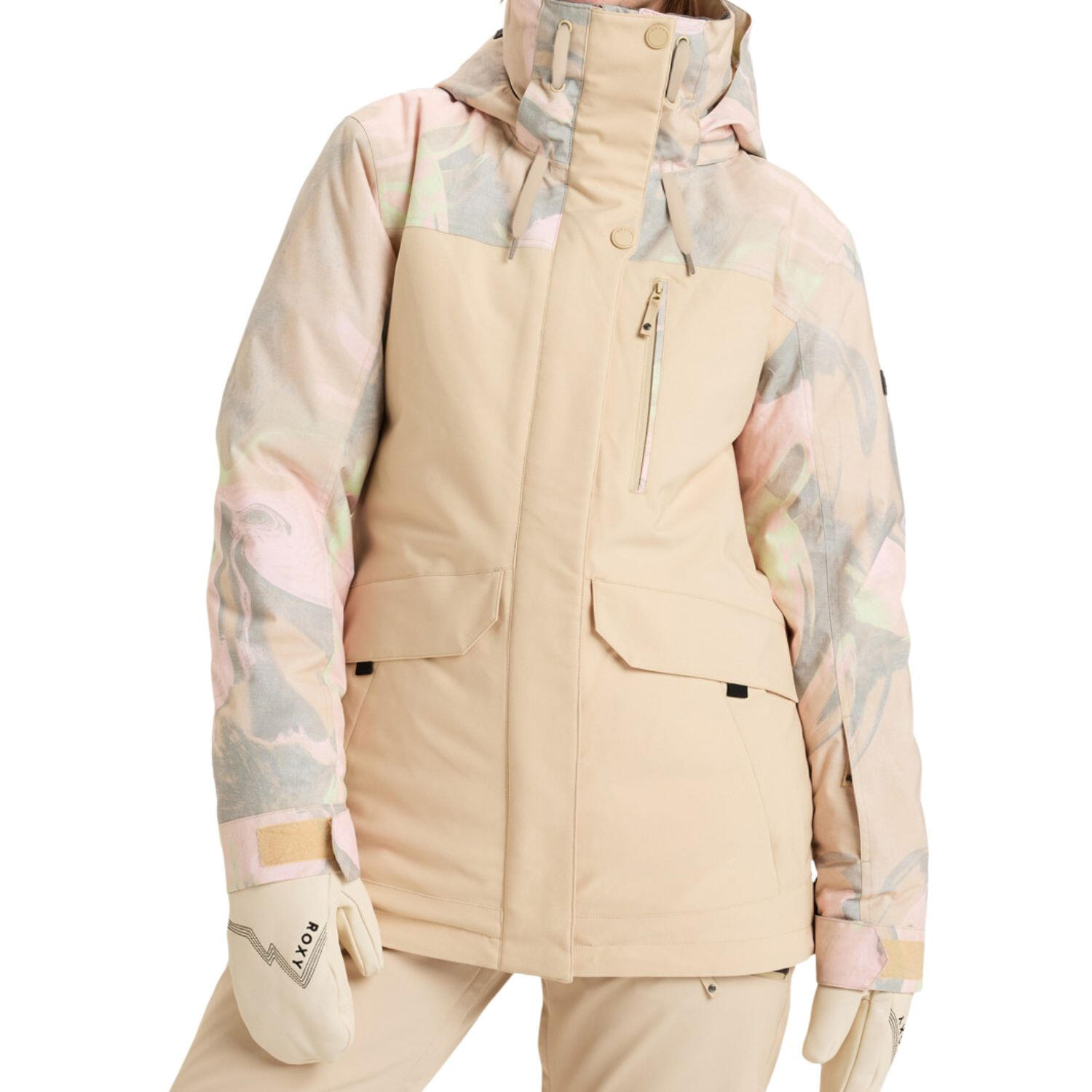 Roxy - Veste De Ski Femme Roxy Dawnrae Parka - Veste - Beige - Decathlon