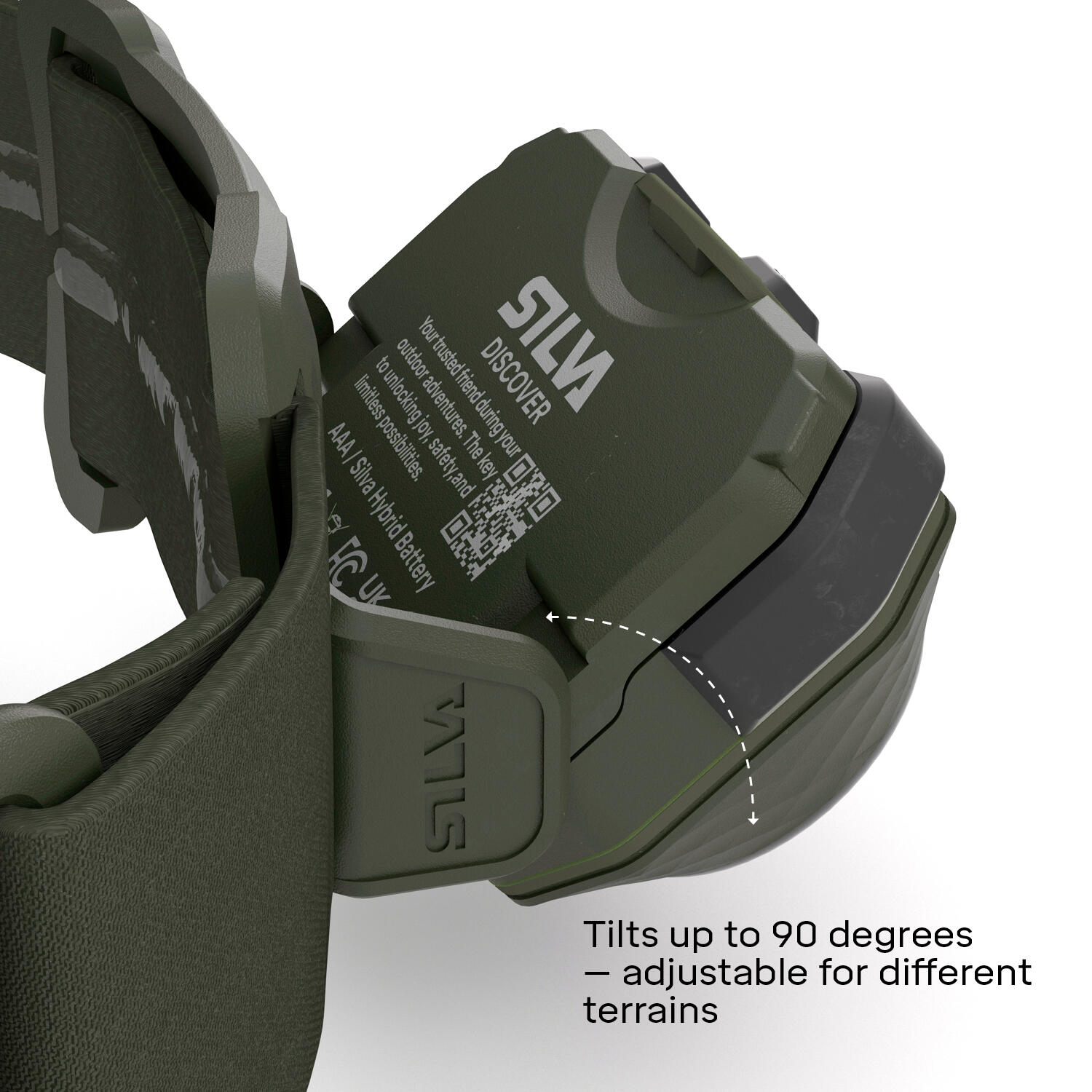 Lampe frontale 500LM Rechargeable Silva Discover Hybrid étanche 6/7