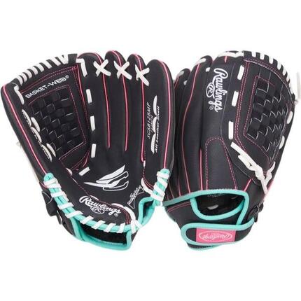 Gant de Softball Rawlings Sure Catch 12" Noir