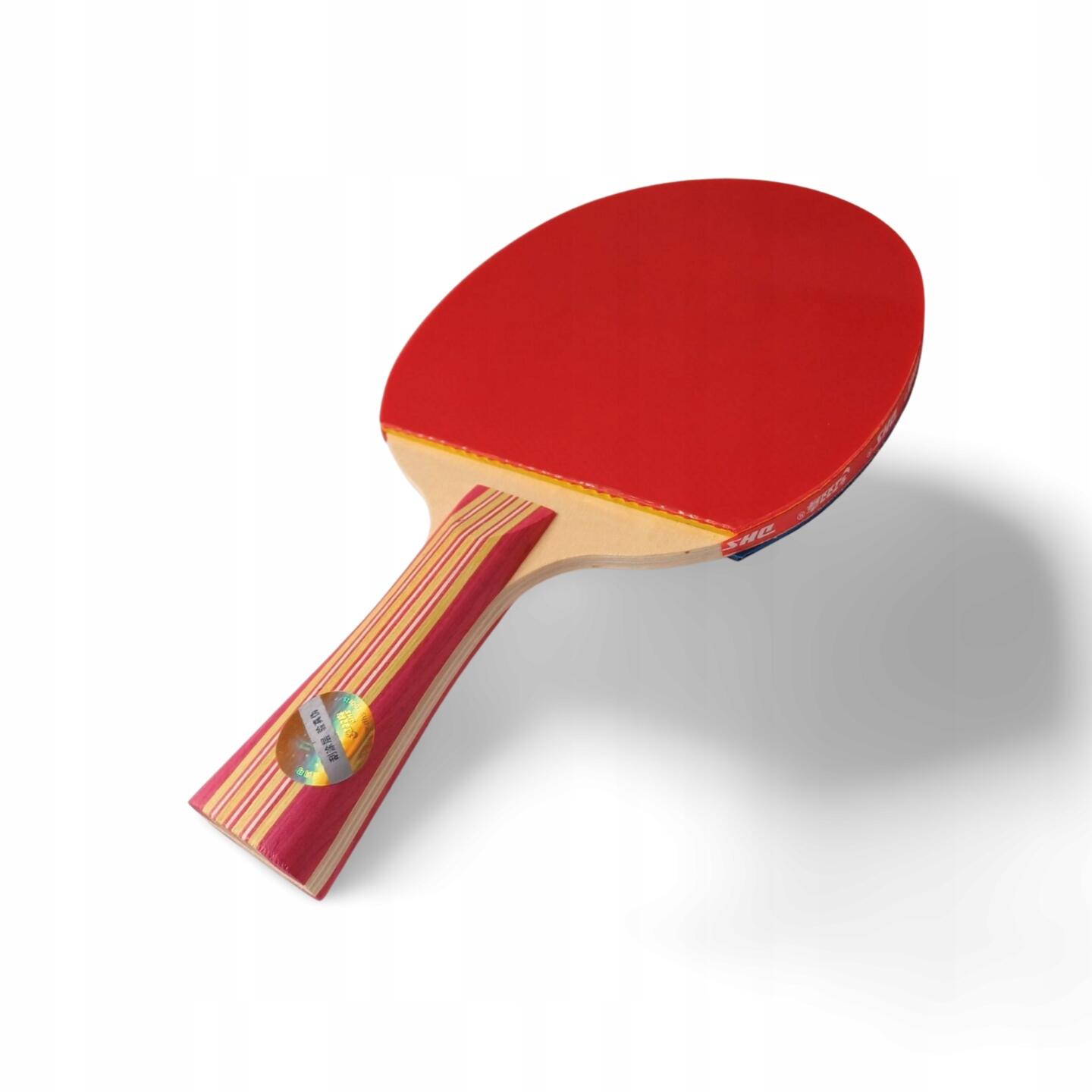 ZESTAW DO PING PONGA PALETKI x2 PIŁECZKA POKROWIEC RAKIETKI PING PONG DHS 6/7