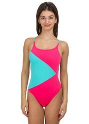 Maillot de bain Turbo Island pour femme - Rose/Bleu - Taille 30