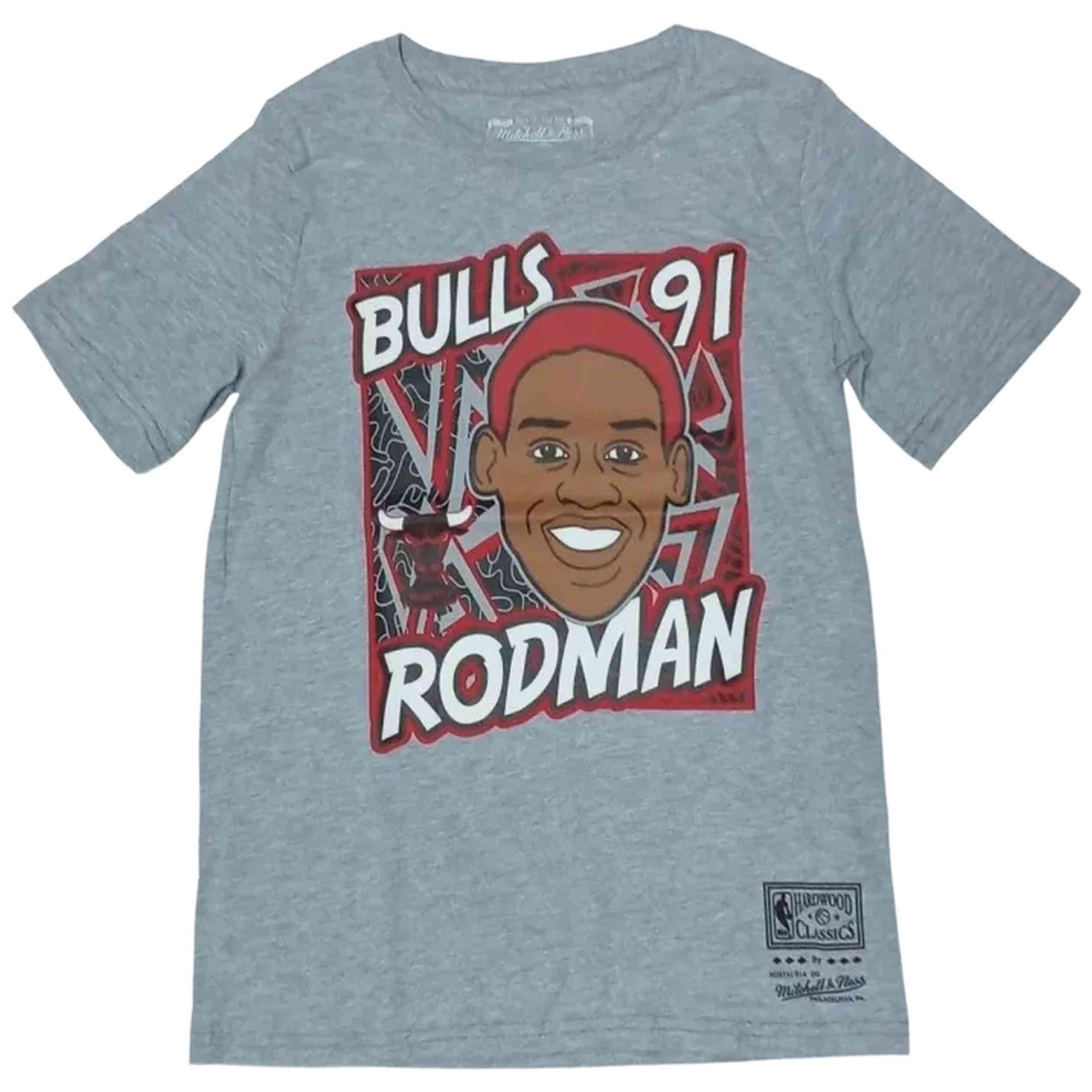 Camiseta de manga corta Mitchell & ness modelo EN2B7BME8N01-BU para niños unisex 2/3