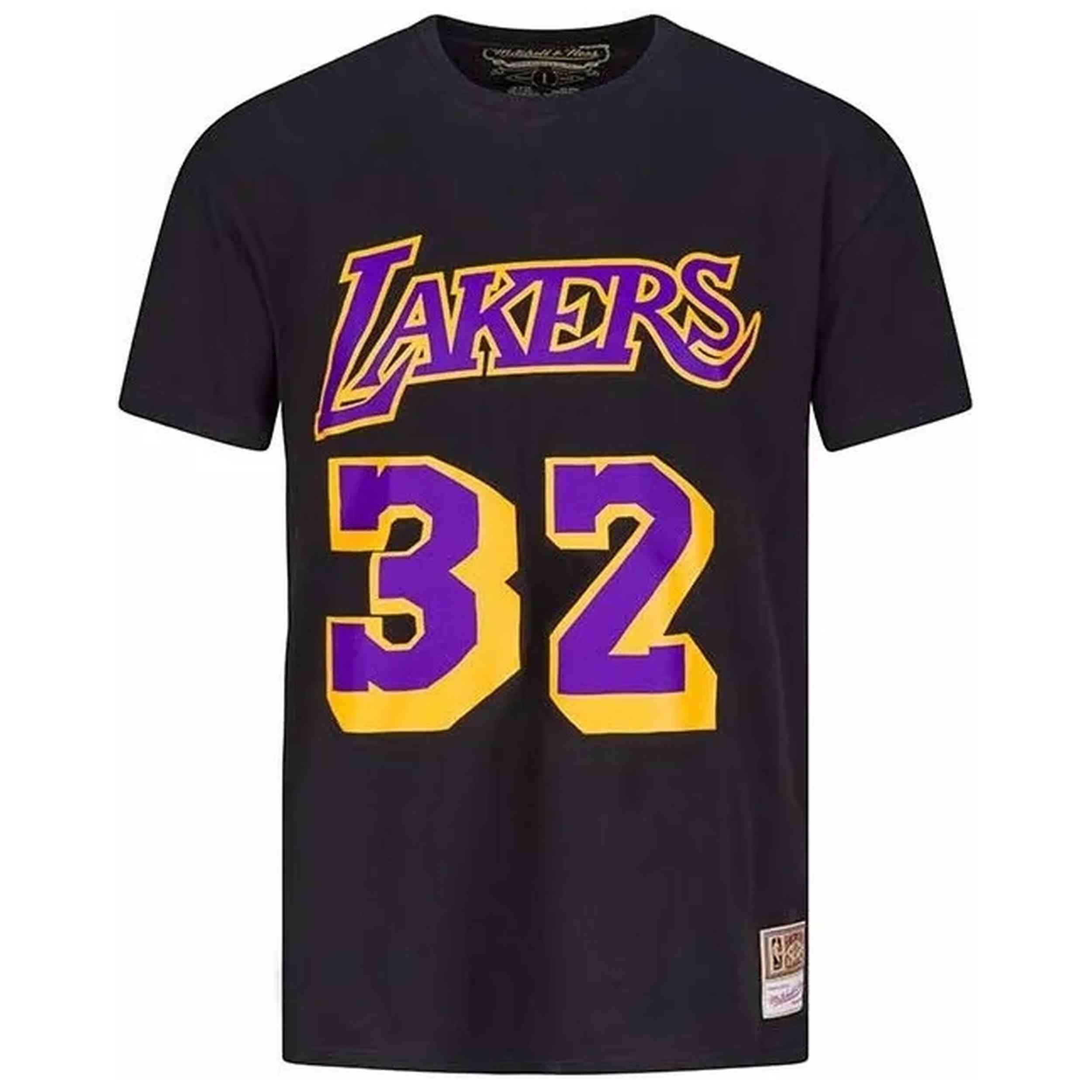 Camiseta de manga corta Mitchell & ness modelo SSTEINTL972-LALBLCKTH para hombre 5/5