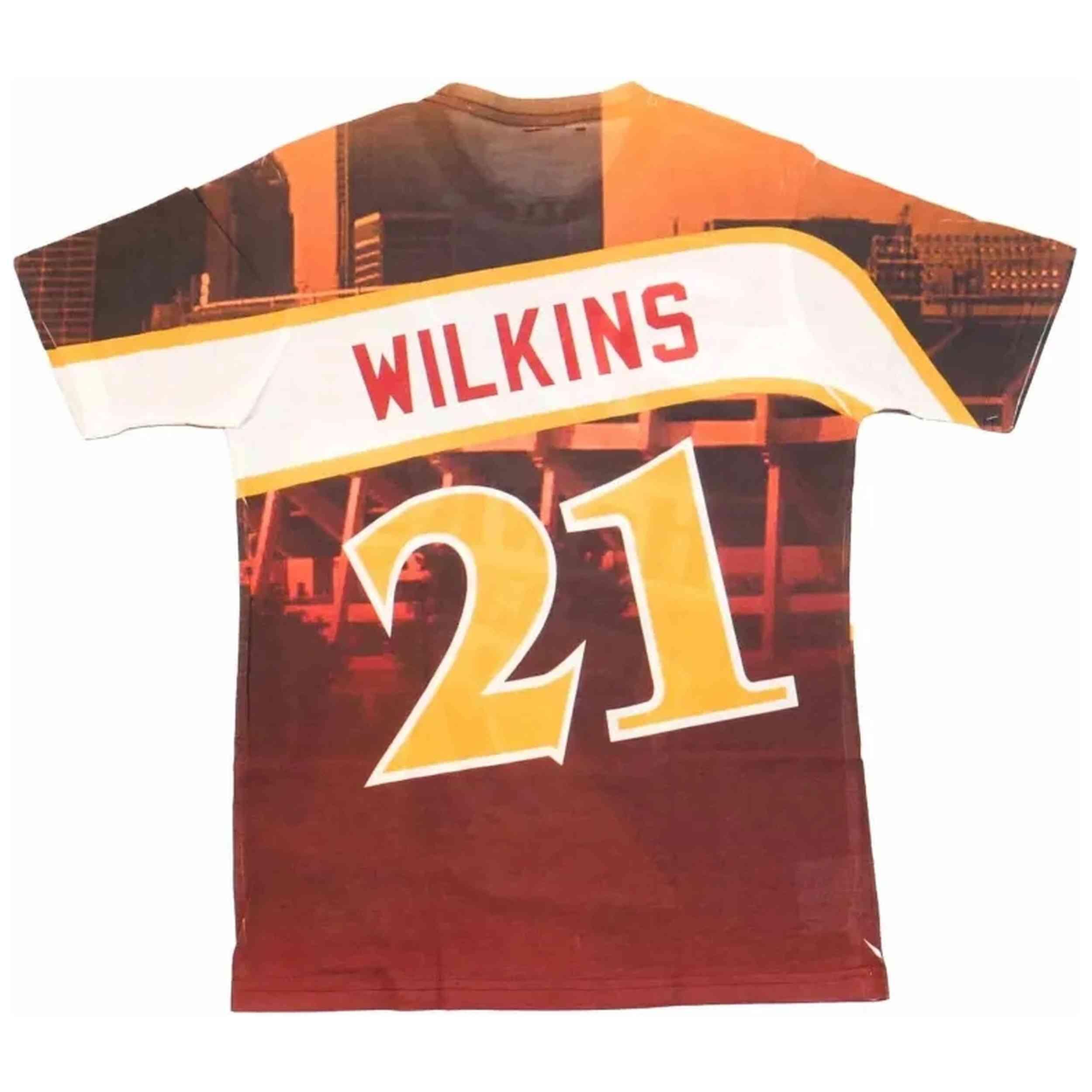 Camiseta de manga corta Mitchell & ness modelo BMTRKT18007-AHARED1DW para hombre 2/2