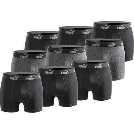 Herren-Boxershorts Puma Boxershorts 9er-Pack Baumwolle