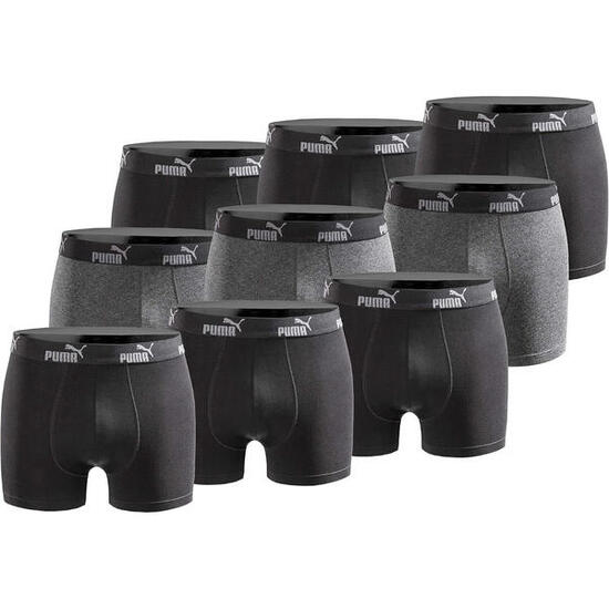 Herren-Boxershorts Puma Boxershorts 9er-Pack Baumwolle