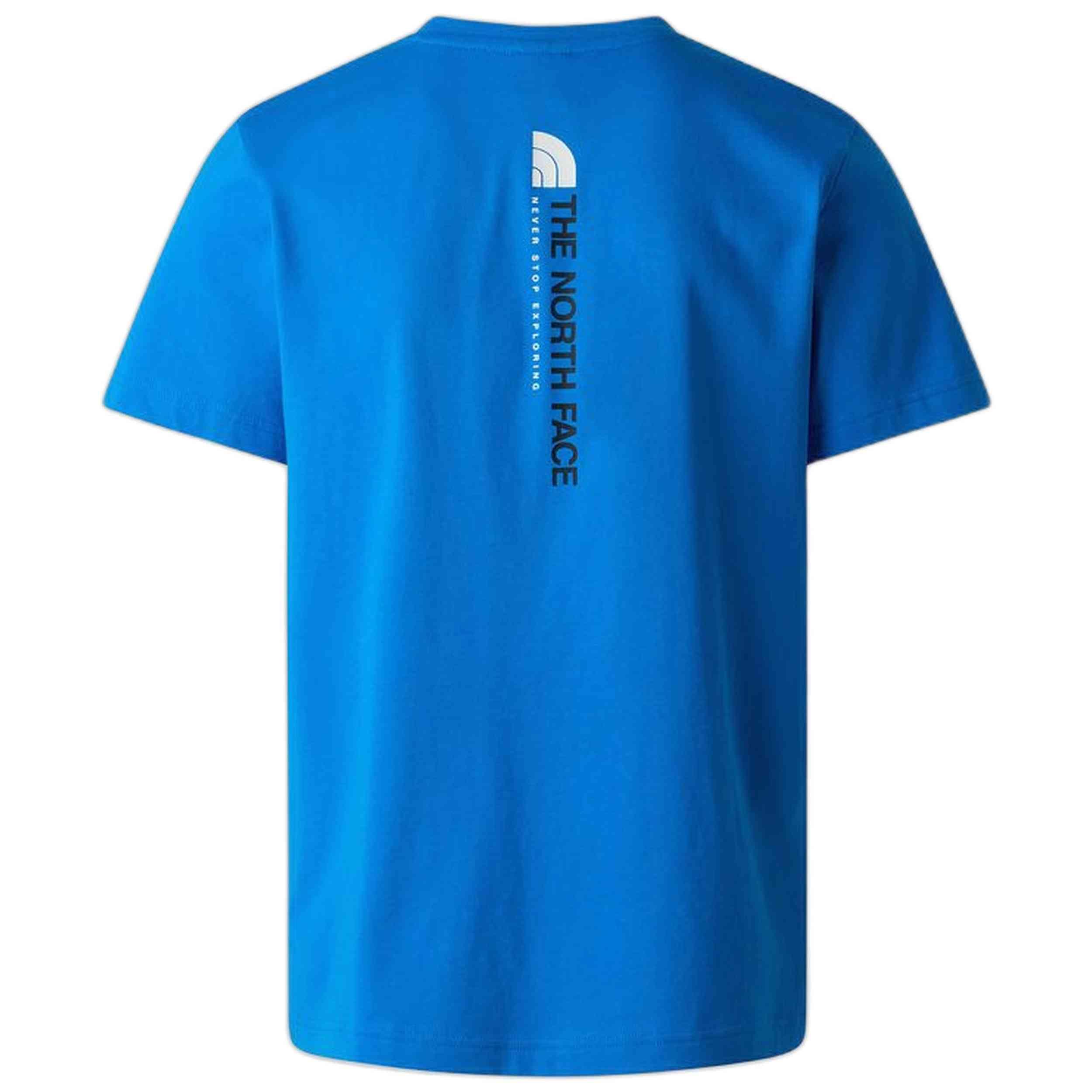 THE NORTH FACE NF0A89FPT4S M Vertical SS Tee T-Shirt Uomo NF0A89FPT4S Royal blue 2/2