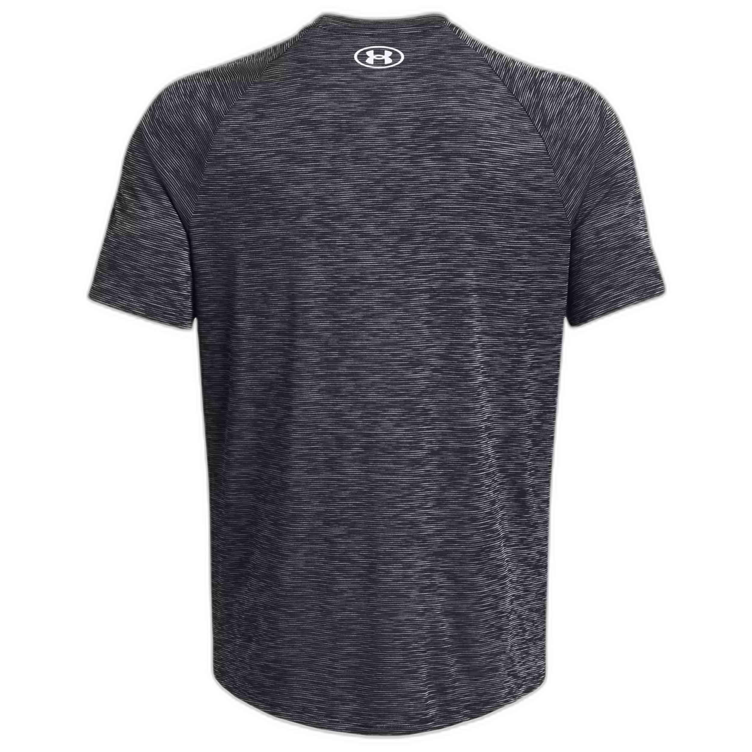 T‑shirt Strutturato Ua Tech™ Da Uomo Nero E Rosso Vivace 4/5