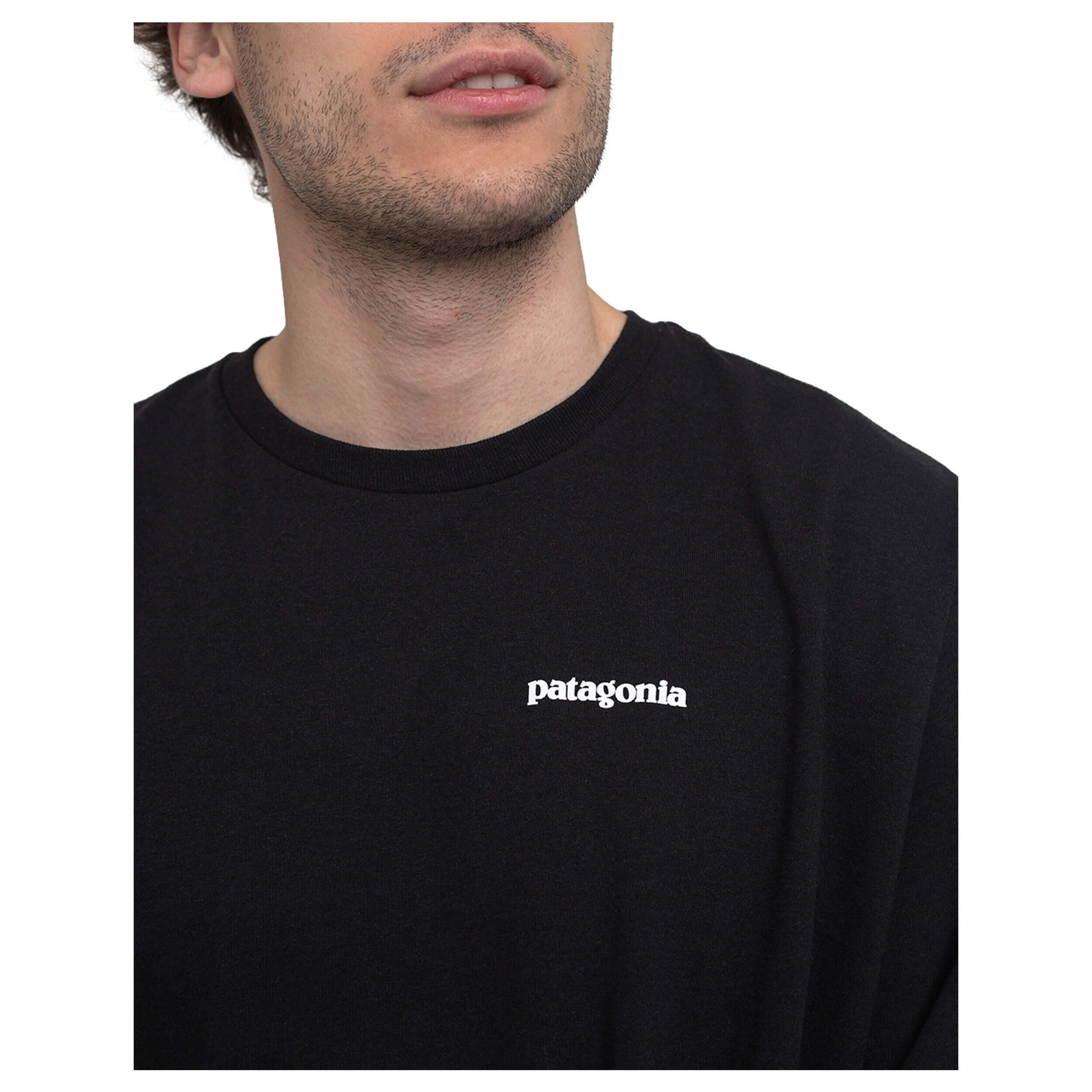 T-shirt à manches longues Patagonia modèle 38518-BLK pour homme 3/5