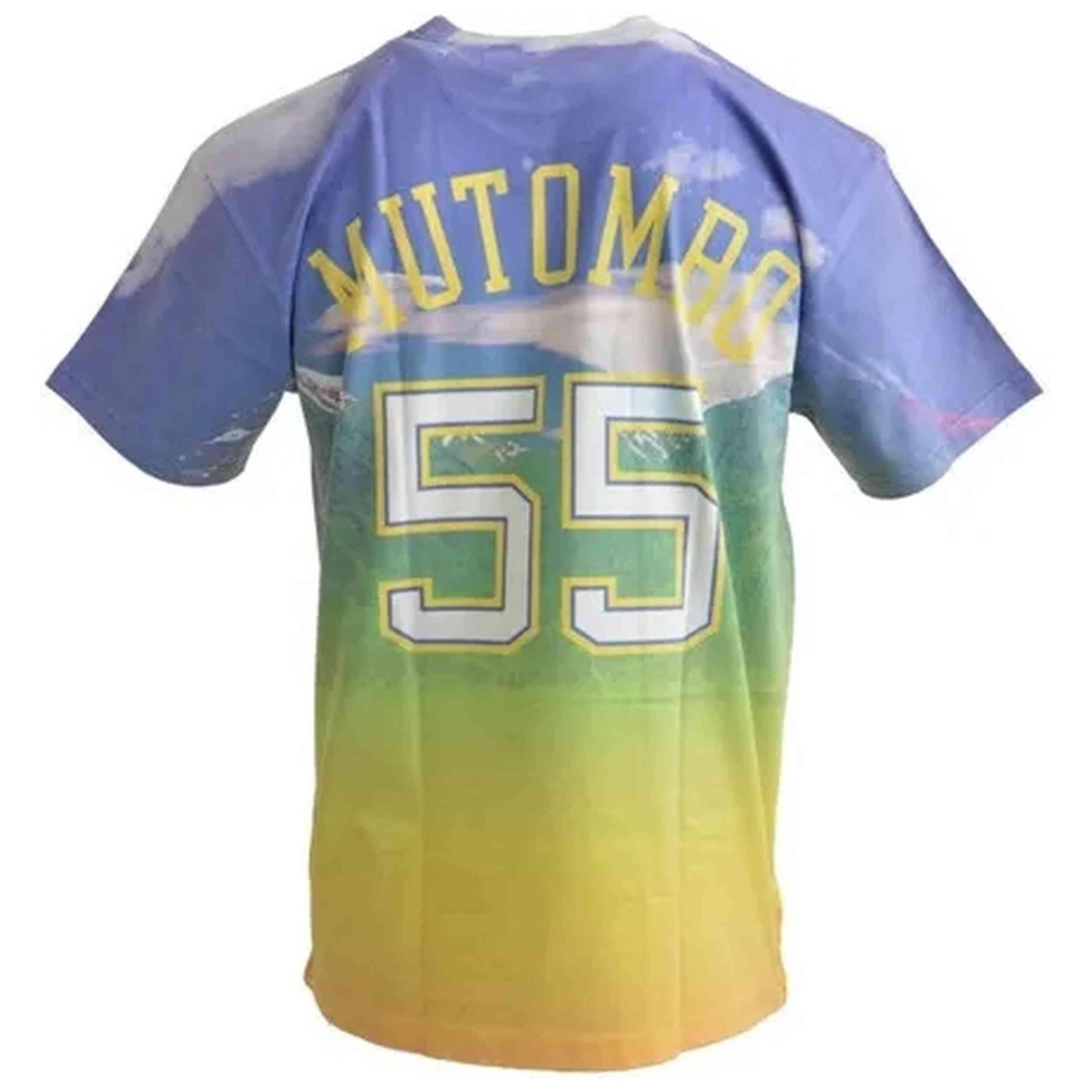 Maglia a maniche corte Mitchell & ness modello BMTRKT18007-DNUROYADMO per uomini 2/2