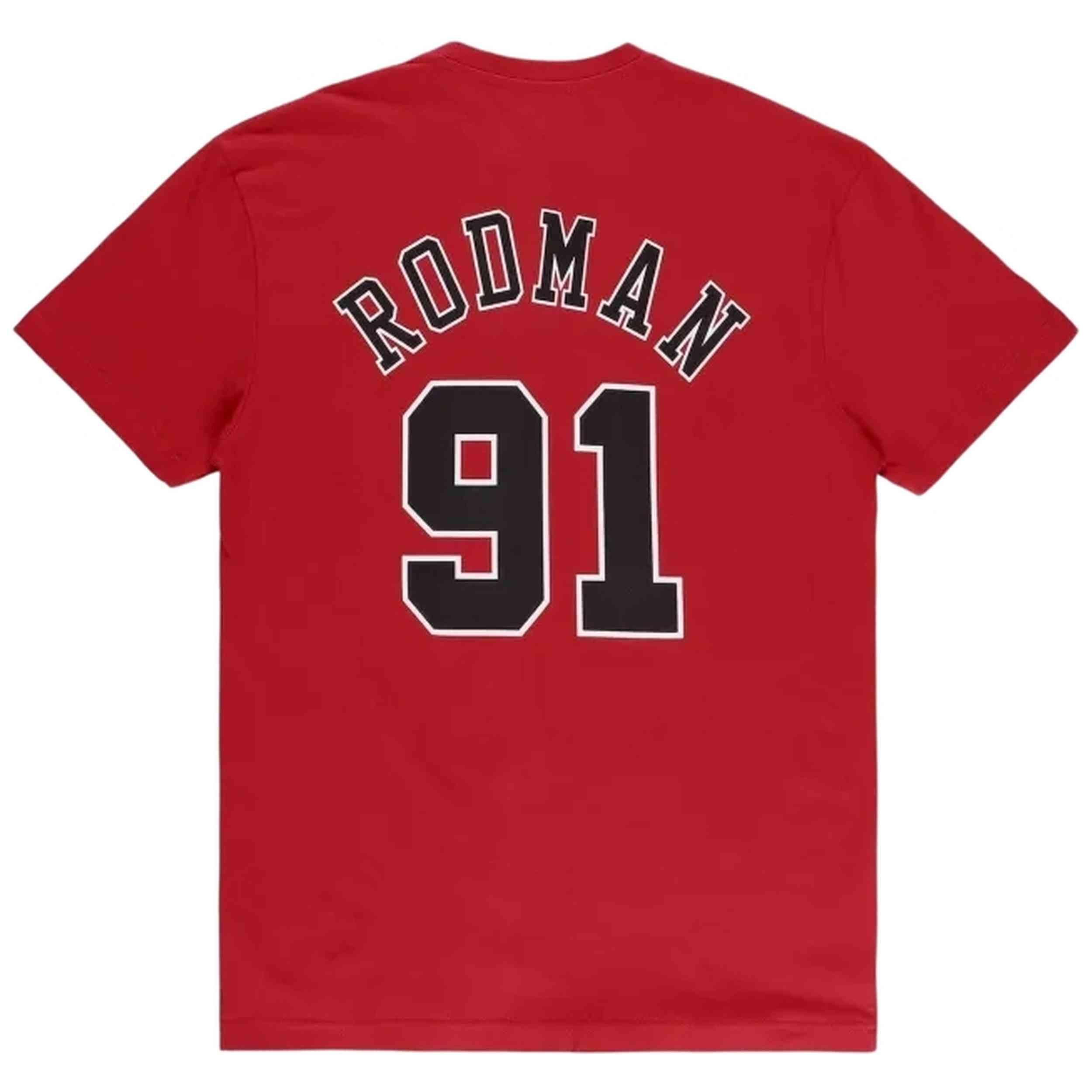 T-shirt Mitchell & ness modèle SSTEINTL972-CBURED1DRD pour homme 3/4