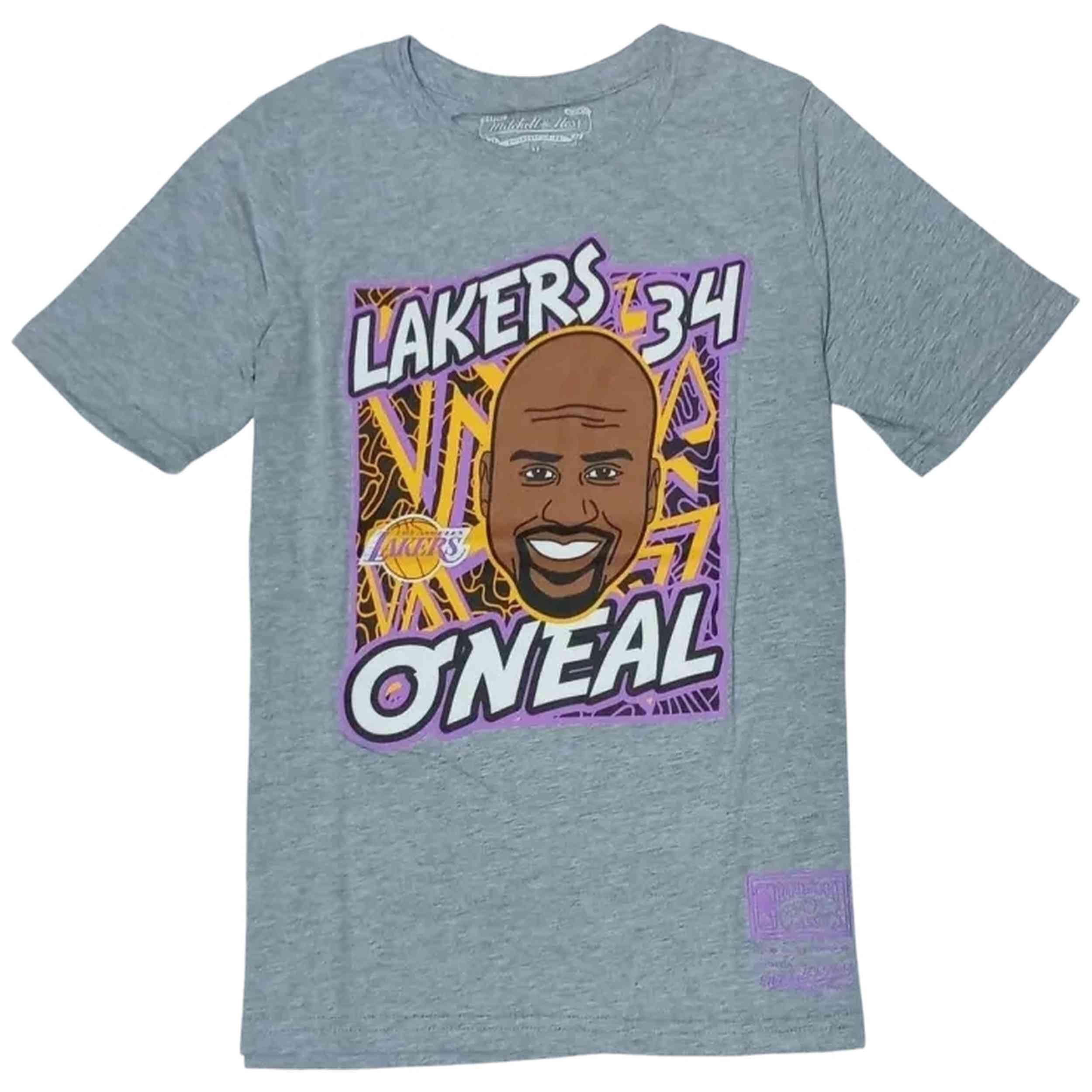 Camiseta de manga corta Mitchell & ness modelo EN2B7BME8N01-LA para niños unisex 2/3