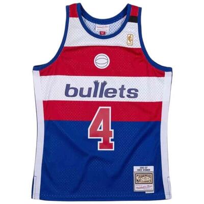 T-shirt met korte mouwen mitchell & ness model smjycp19069-wburyrd96 voor mannen