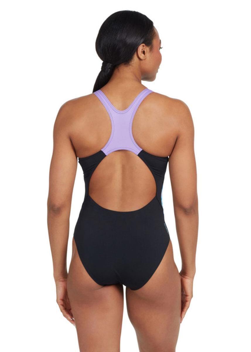 Maillot de bain Zoggs à dos nageur - Imprimé marguerite numérique - Taille 32 2/5