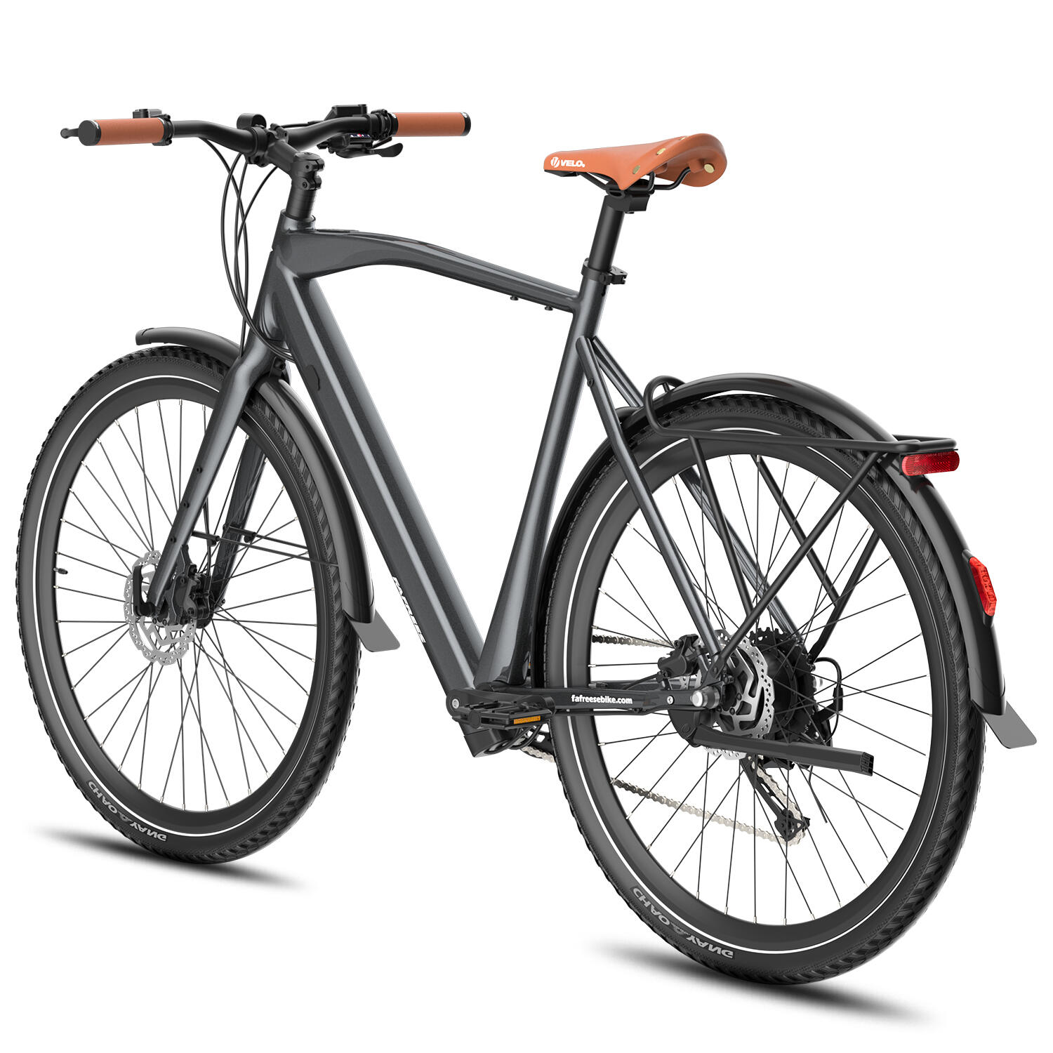 Bicicleta eléctrica Fafrees F700M, motor de 250 W, batería de 36 V y 10 Ah 3/7