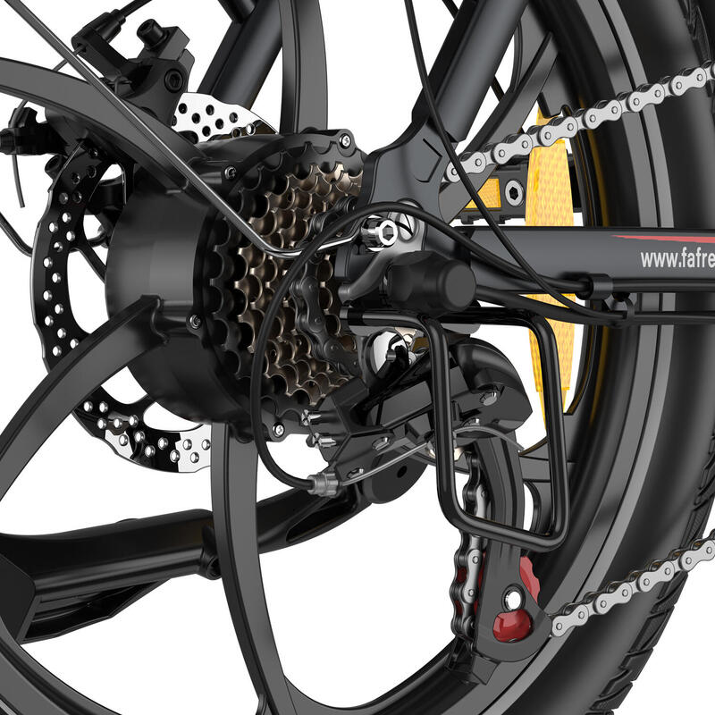 Bicicletă electrică pliabilă Fafrees F20+, motor 250W, baterie 36V 20Ah