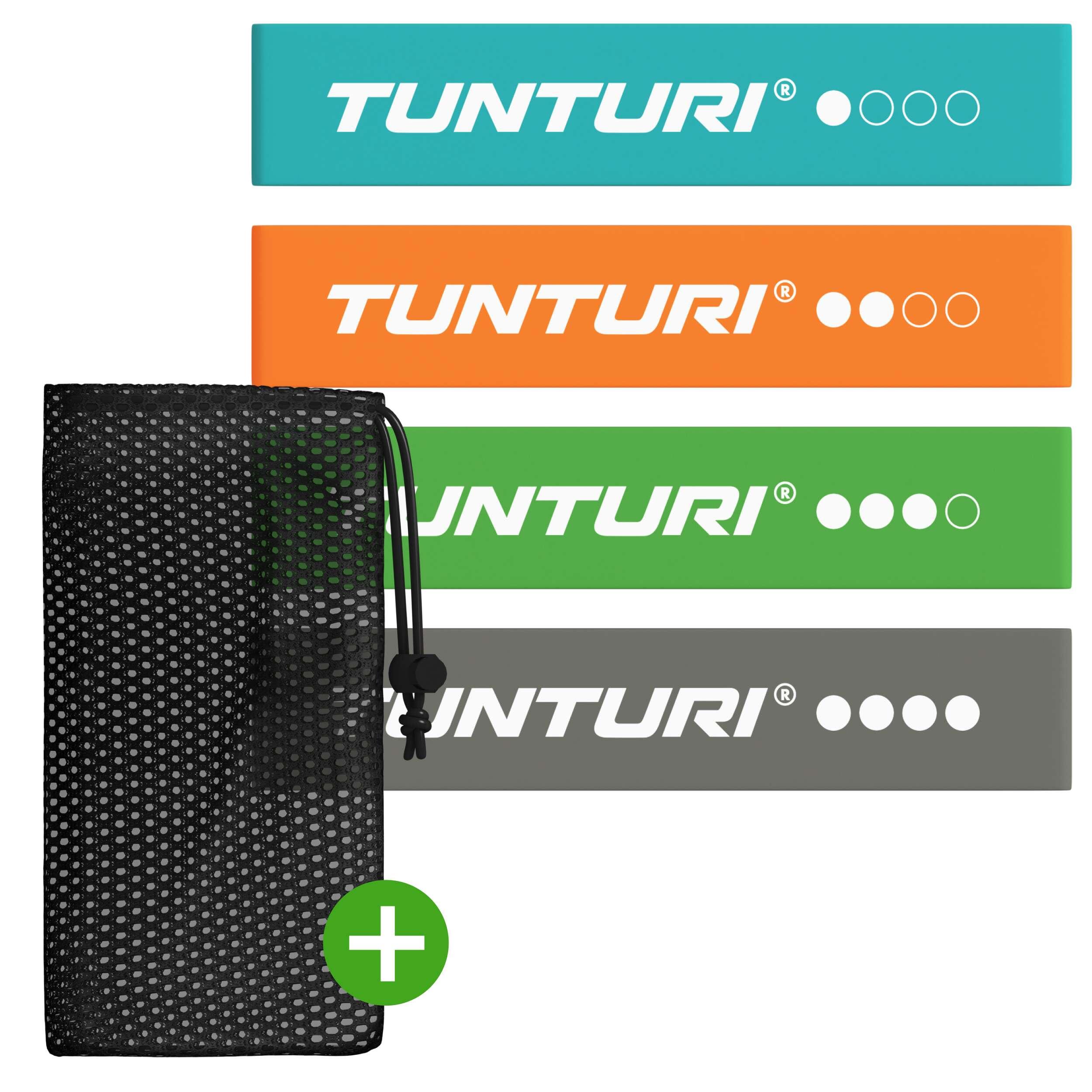 Set 4 Bande di Resistenza – Mini Power Band – Elastico Fitness – Allenamento 1/7