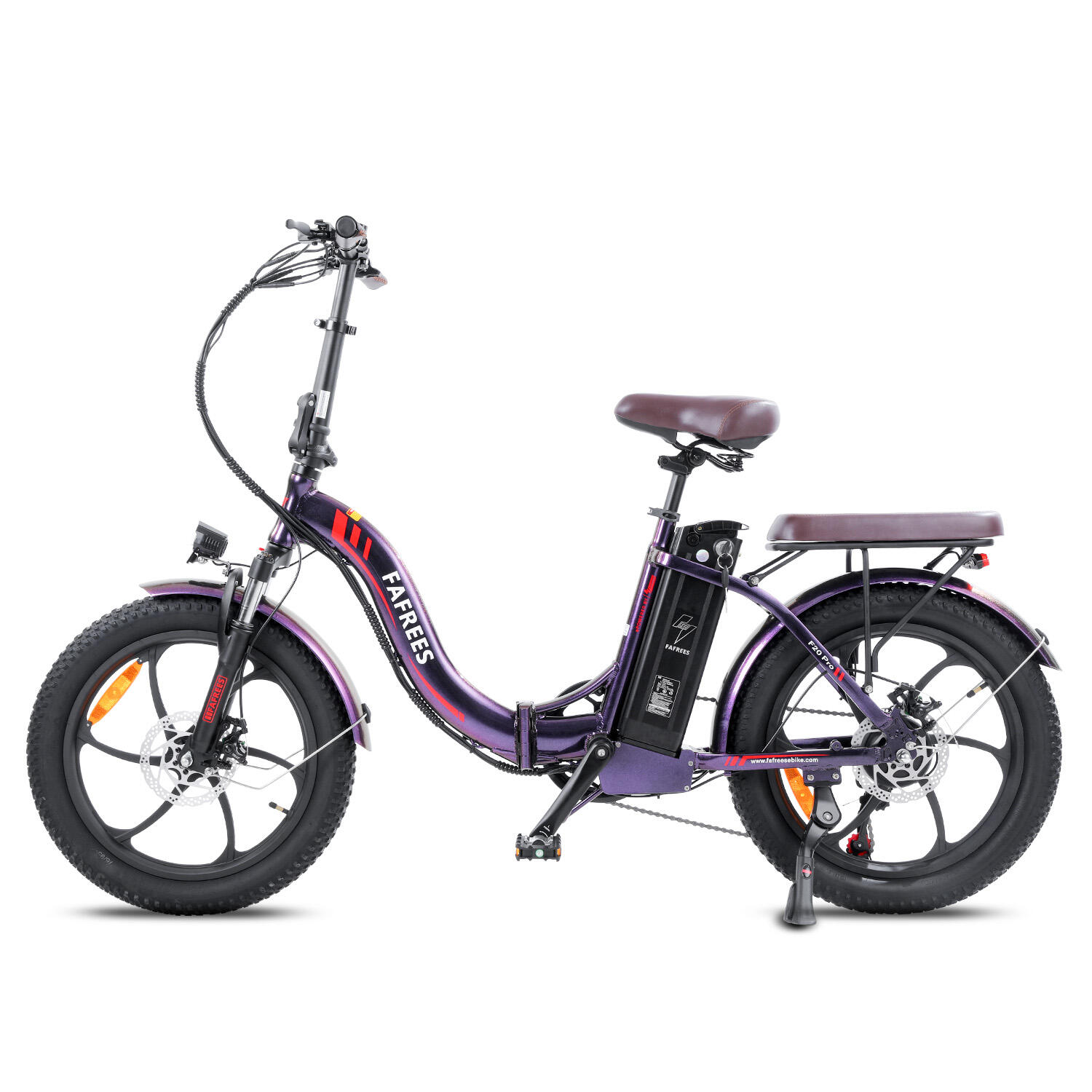 Fafrees Elektrische Fiets, 20 Inch Opvouwbare Elektrische Stadsfiets
