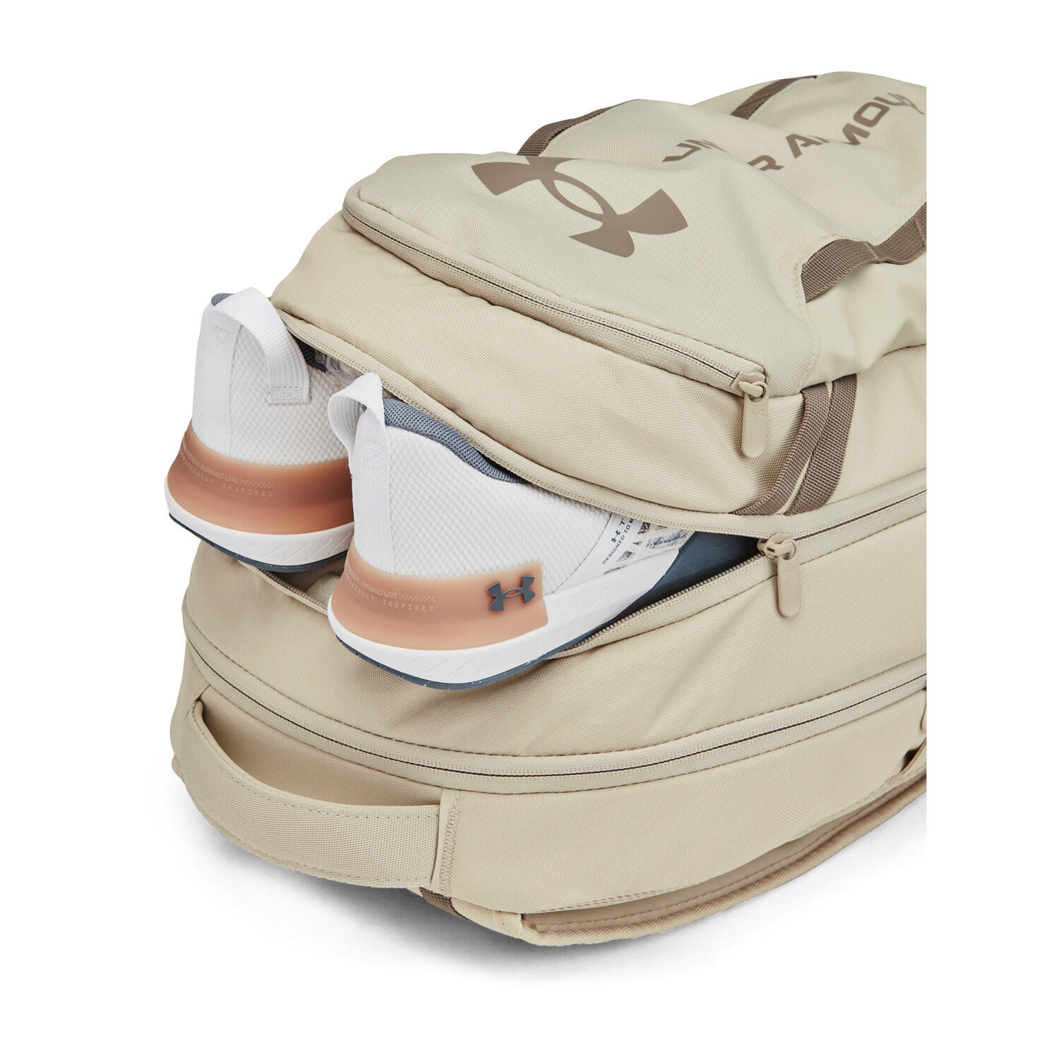 Sac à dos Under Armour Hustle 6.0 Beige 4/6