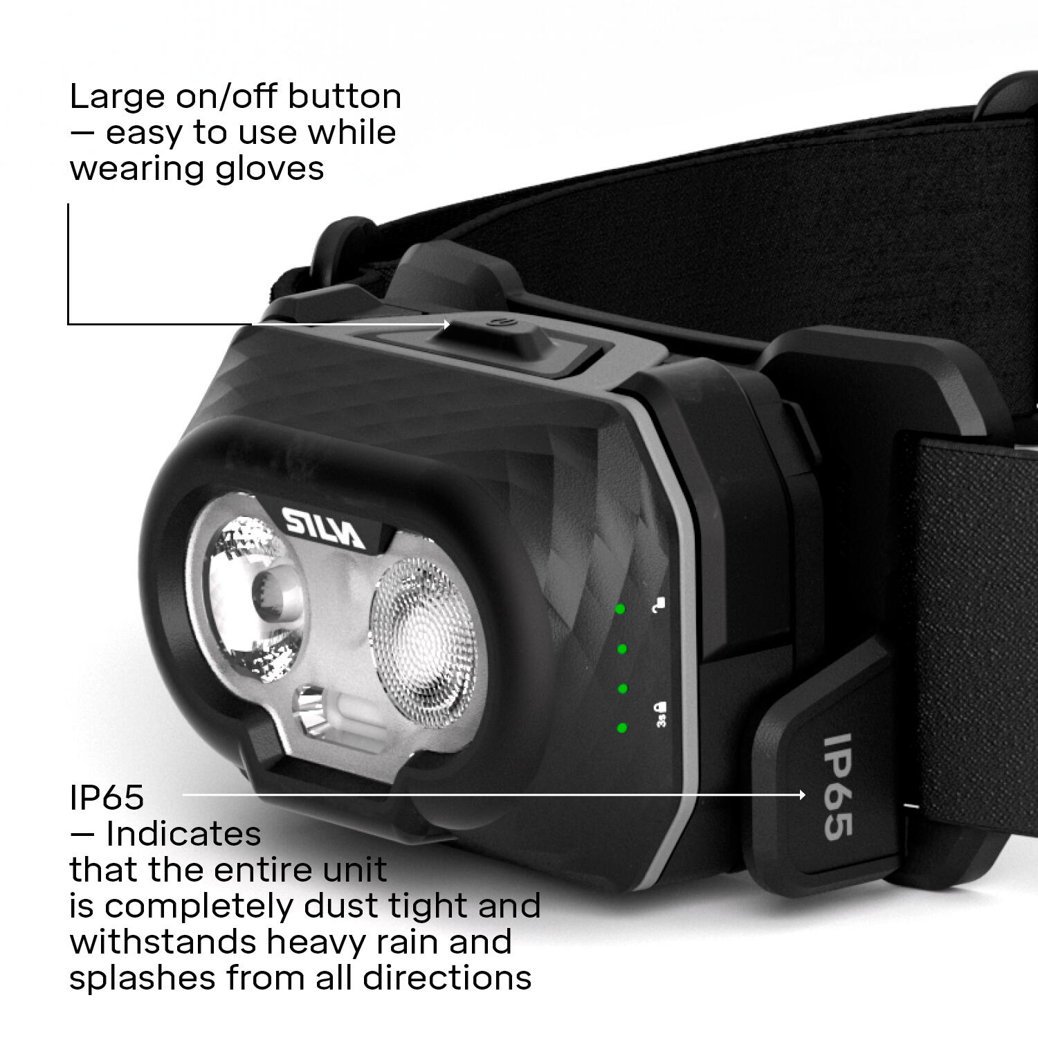 Hiking Head Torch 500LM von Silva – Wasserfest, Hybrid-Technologie 7/7