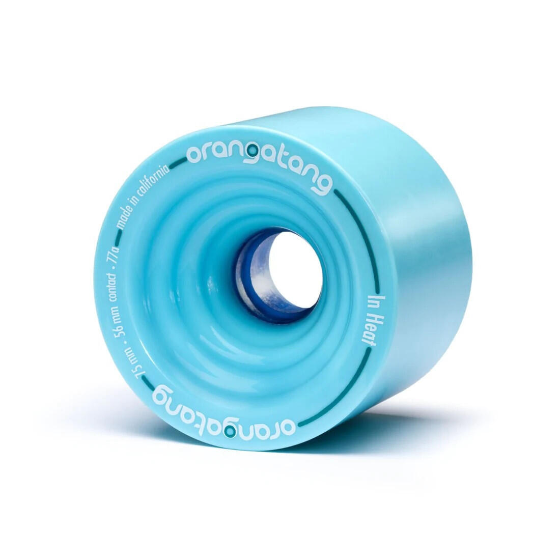 Orangatang in Heat wielen 75mm Blau 4/4