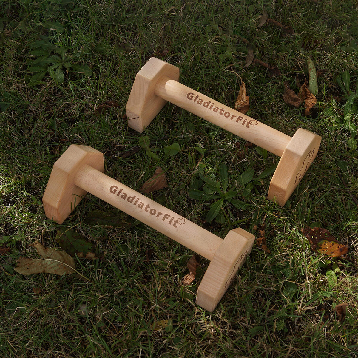 Parallettes en bois GladiatorFit (lot de 2) 4/4
