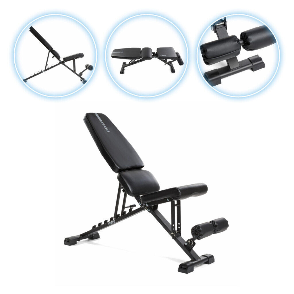 Xtrexo - Banc D'Entraînement Xtrexo B200 - Banc De Musculation - Noir - Taille Unique - Decathlon