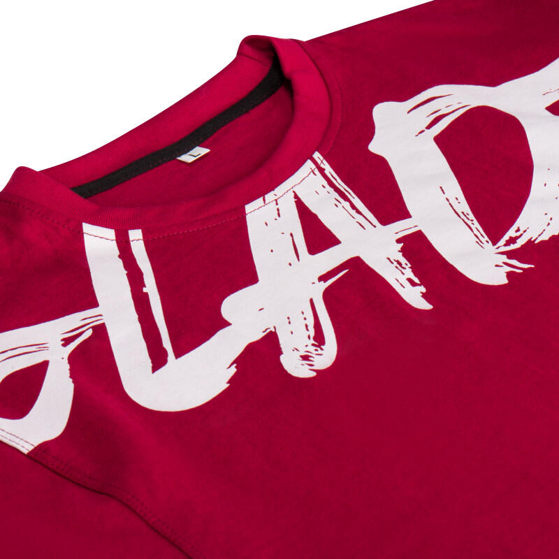 T-shirt d'entraînement Gladts Gladion – M – Bordeaux/Blanc – Unisexe 5/5