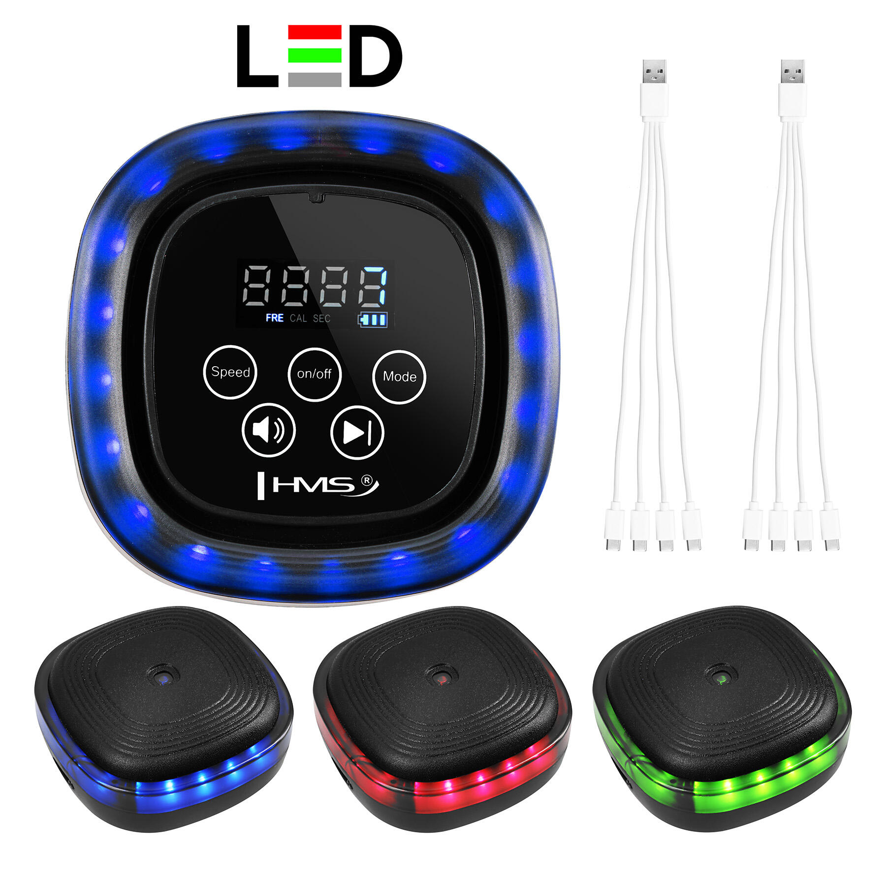 Tarcza bokserska modułowa bluetooth z muzyką i rękawicami TB05 HMS 7/7