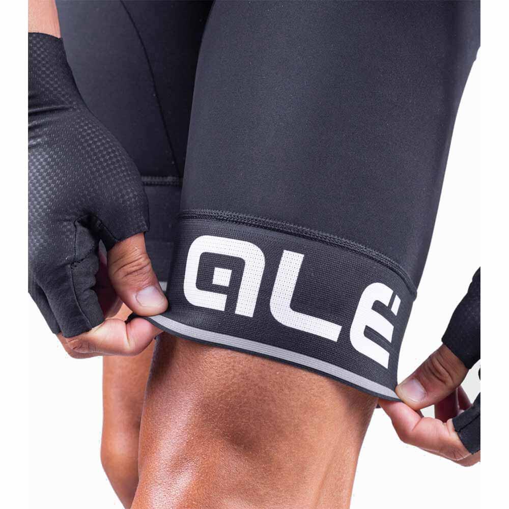 Gants Courts Alé Air Noir/Jaune Fluo 5/7