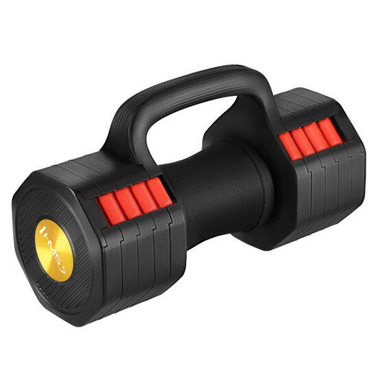 Verstellbare Hantel mit Liegestützgriffen & Kettlebell HL05 3w1 HMS