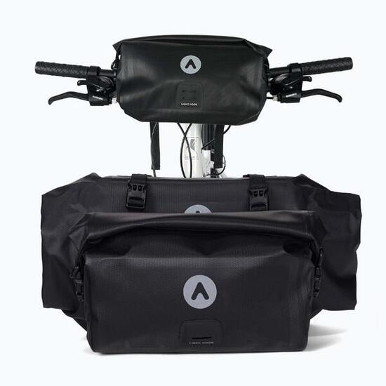 Un set di borse da manubrio per bicicletta ATTABO