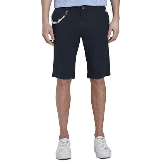 Herren-Shorts Tom Tailor Bermuda Leinen-Shorts blau