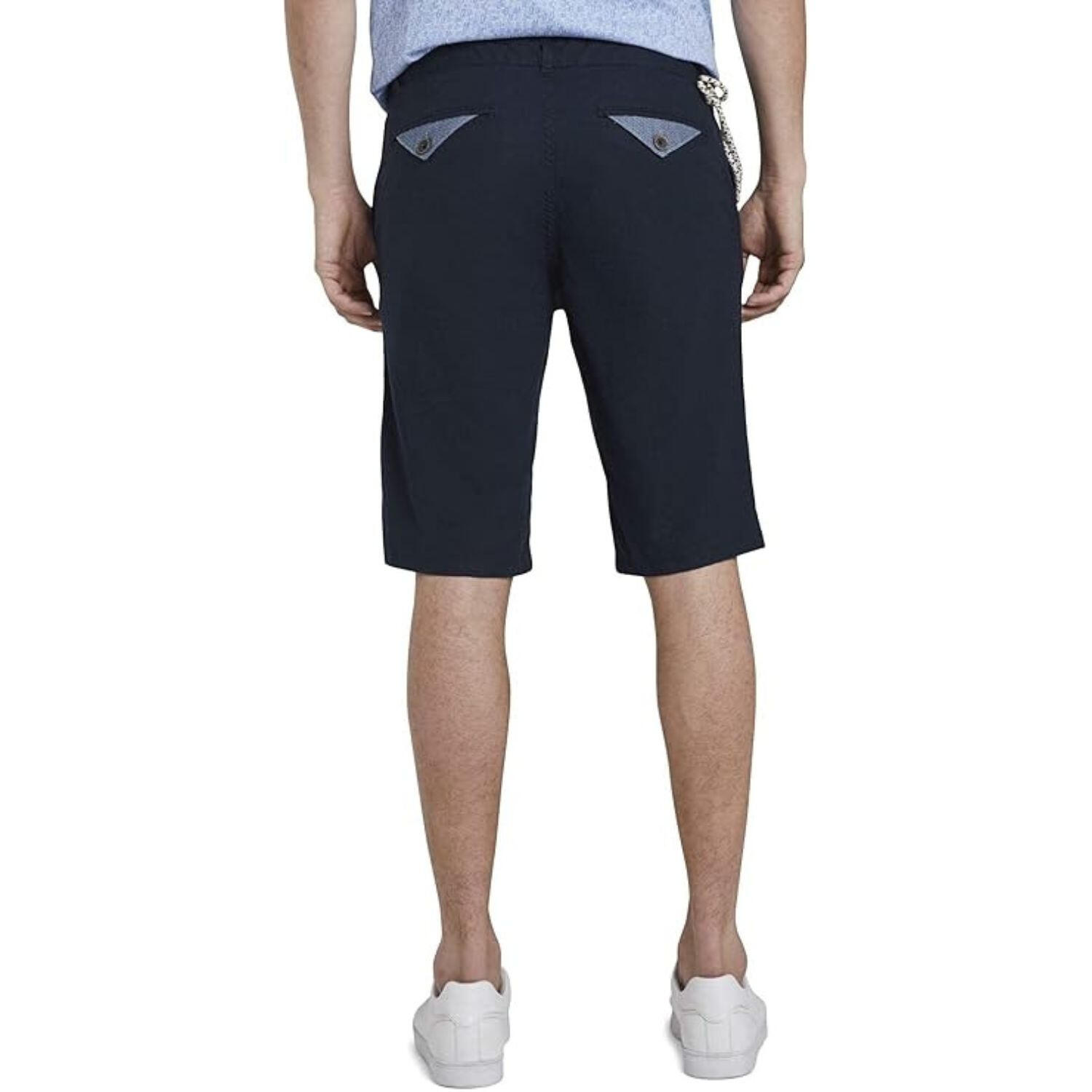 Bermudas de hombre Tom Tailor Bermudas de lino azul marino 2/5