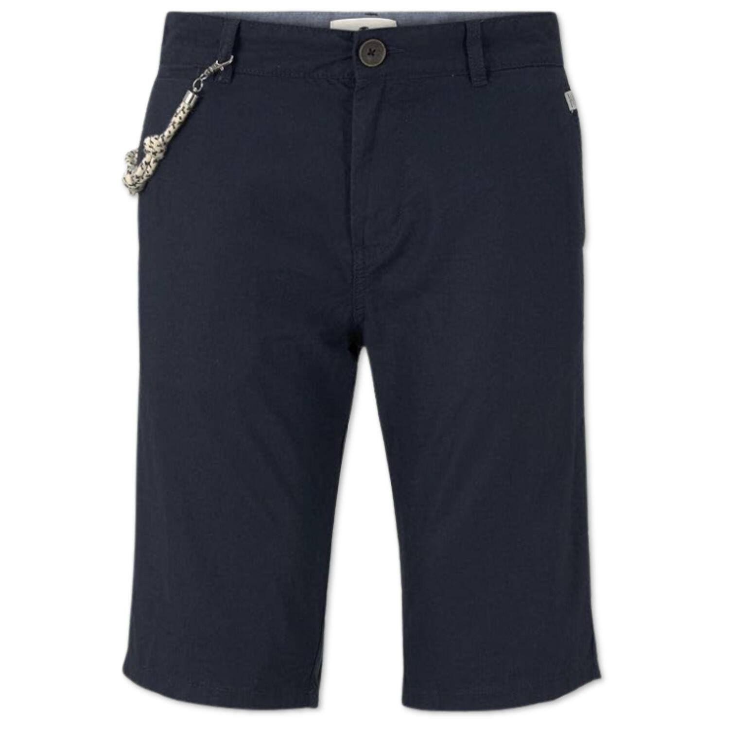 Bermudas de hombre Tom Tailor Bermudas de lino azul marino 5/5