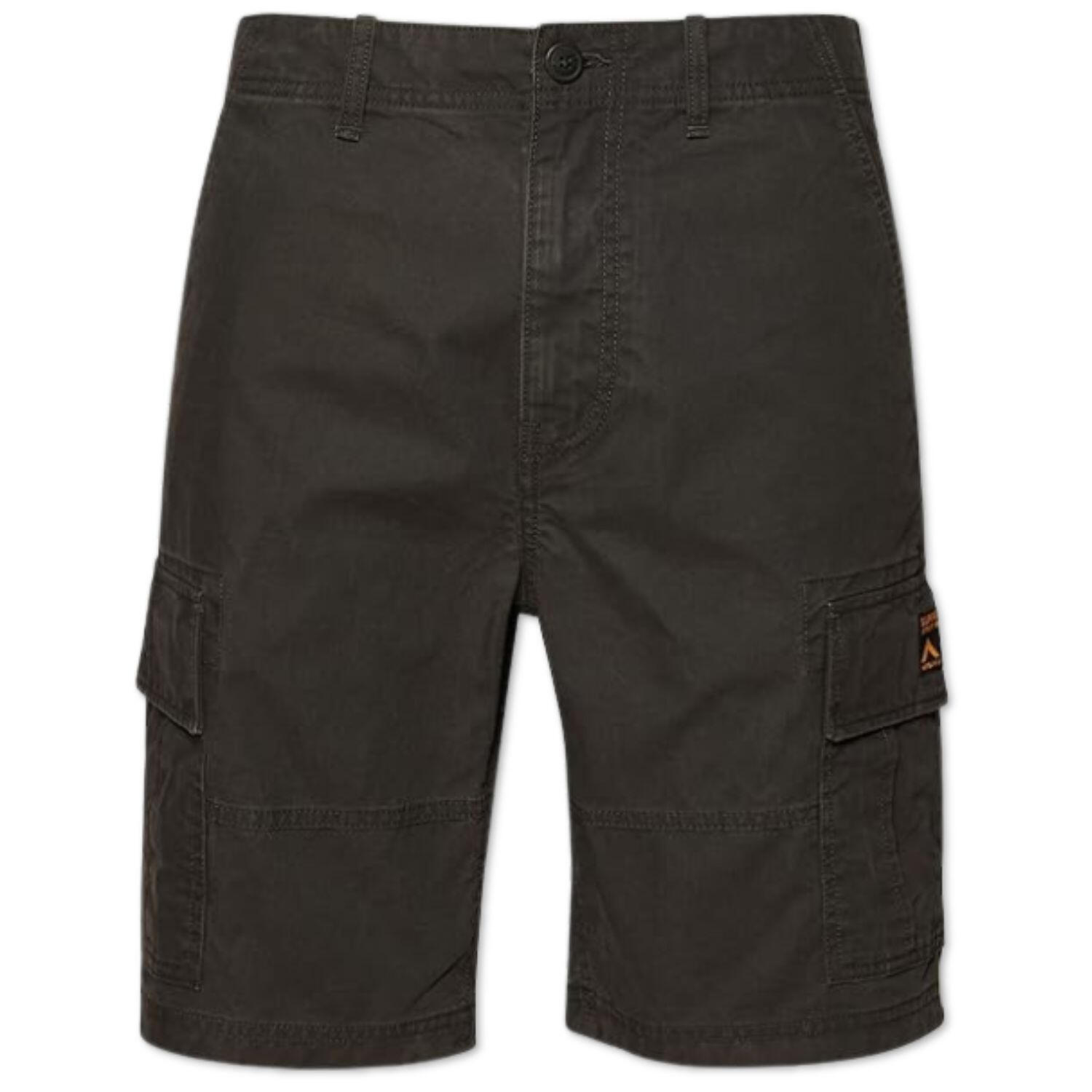 Short de combat en coton gris Vintage Heavy Cargo pour hommes Superdry 7/7