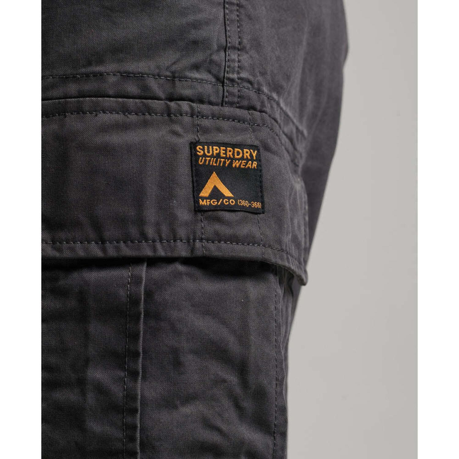 Short de combat en coton gris Vintage Heavy Cargo pour hommes Superdry 4/7