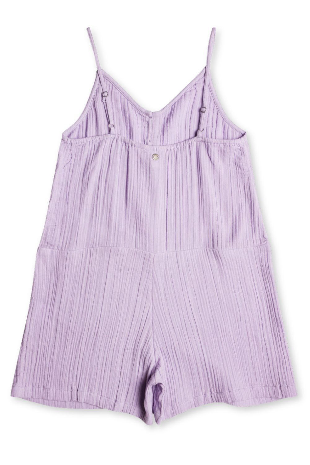 Roxy If I Was a Bay zomerpaarse meisjes jumpsuit met bretels 2/2