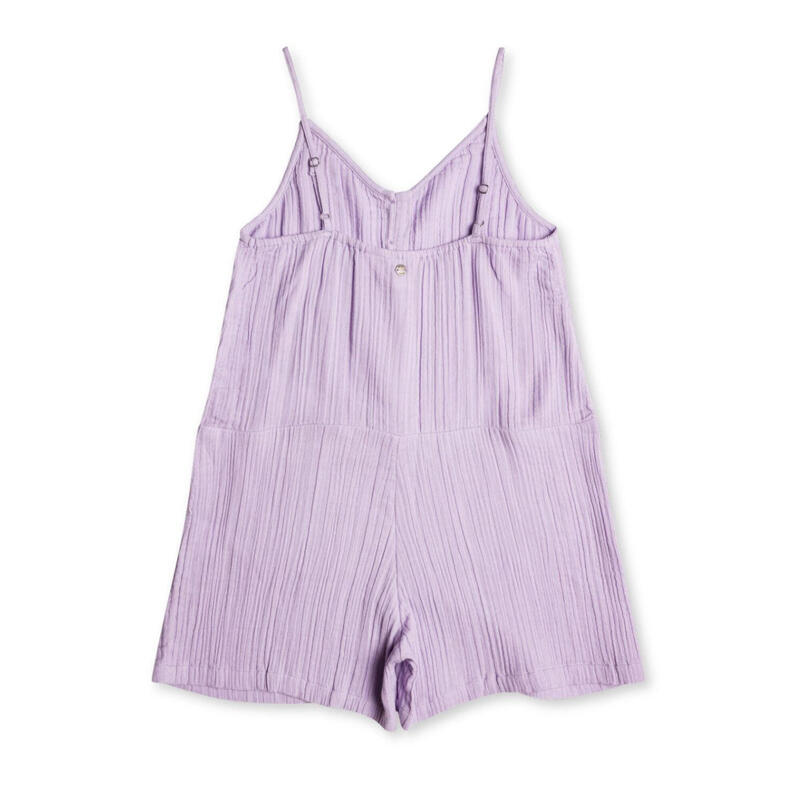 Roxy If I Was a Bay salopetă de vară violet pentru fete cu bretele