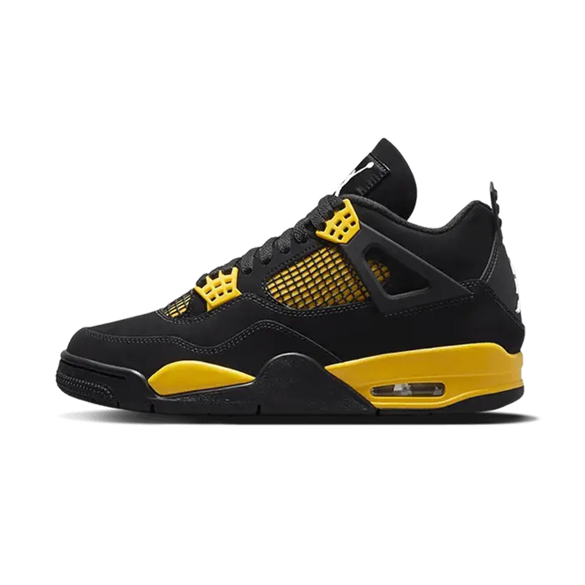 Nike - Jordan 4 Retro Yellow Thunder (2023) - Baskets - Jaune - 44 - Decathlon
