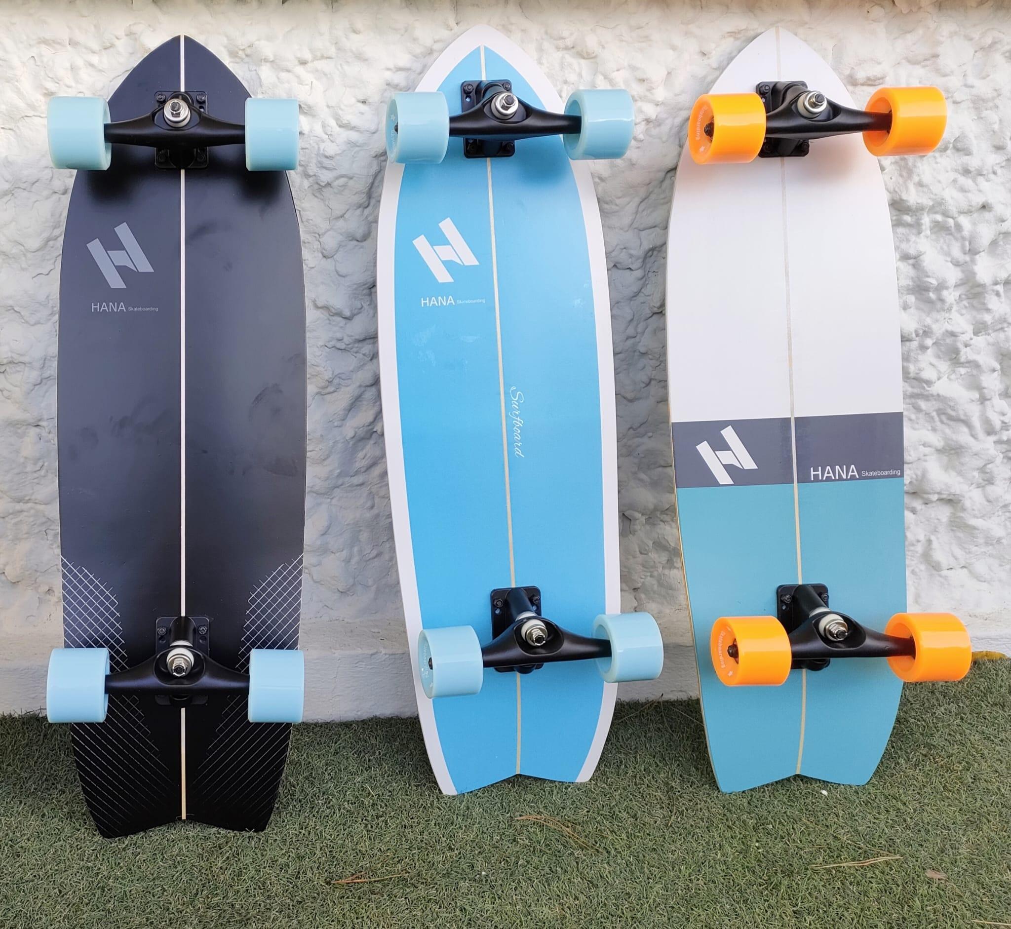 Skate Cruiser HANA Outdoors | Blue 33′ – Trucks CX4 2/3