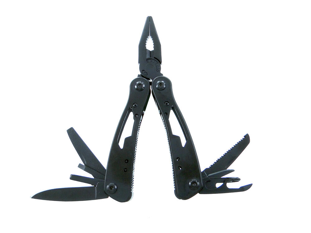 Multitool wielofunkcyjny z bitami czarny MT-029