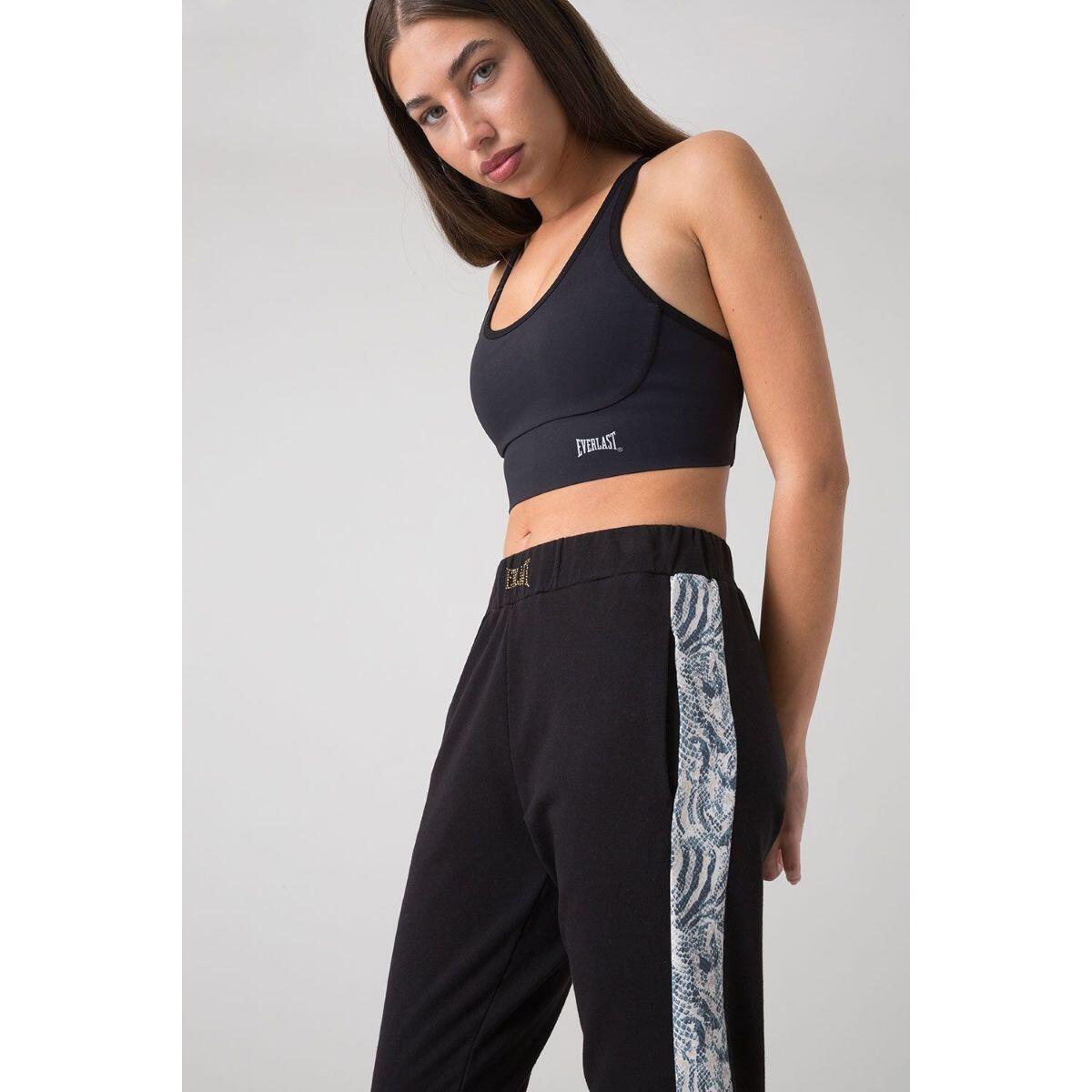 PANTALONES MUJER STAY WILD CON INSERCIONES LATERALES EVERLAST 3/5