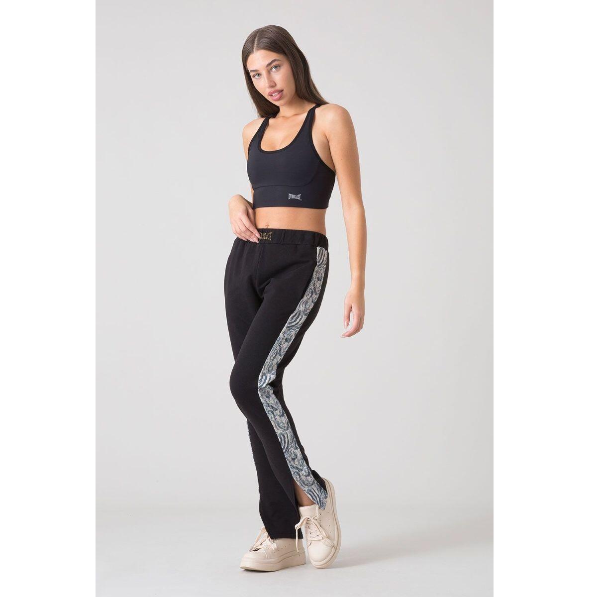 PANTALONES MUJER STAY WILD CON INSERCIONES LATERALES EVERLAST 5/5