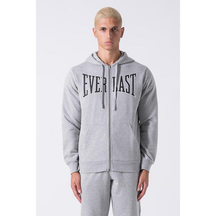 SUDADERA HOMBRE BÁSICA CON CREMALLERA COMPLETA Y CAPUCHA EVERLAST