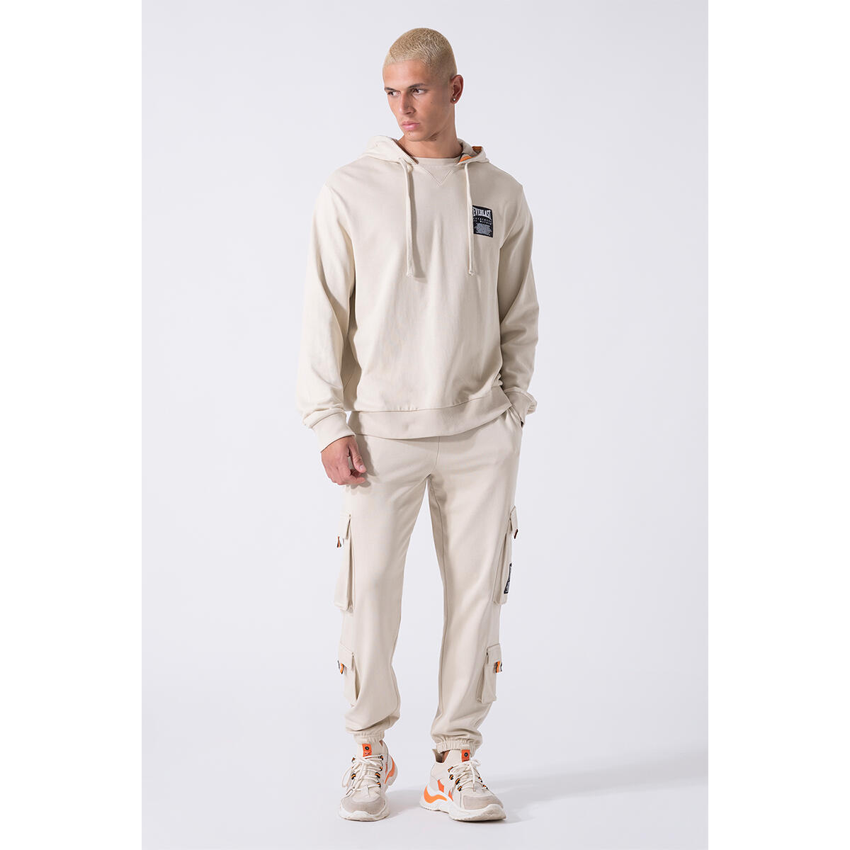 SUDADERA HOMBRE CON CAPUCHA Y CINTA TRICOLOR EVERLAST 2/5