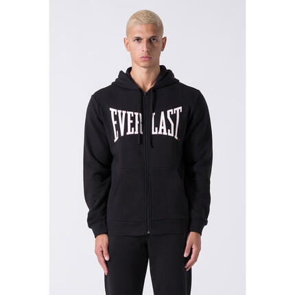 SUDADERA HOMBRE BÁSICA CON CREMALLERA COMPLETA Y CAPUCHA EVERLAST