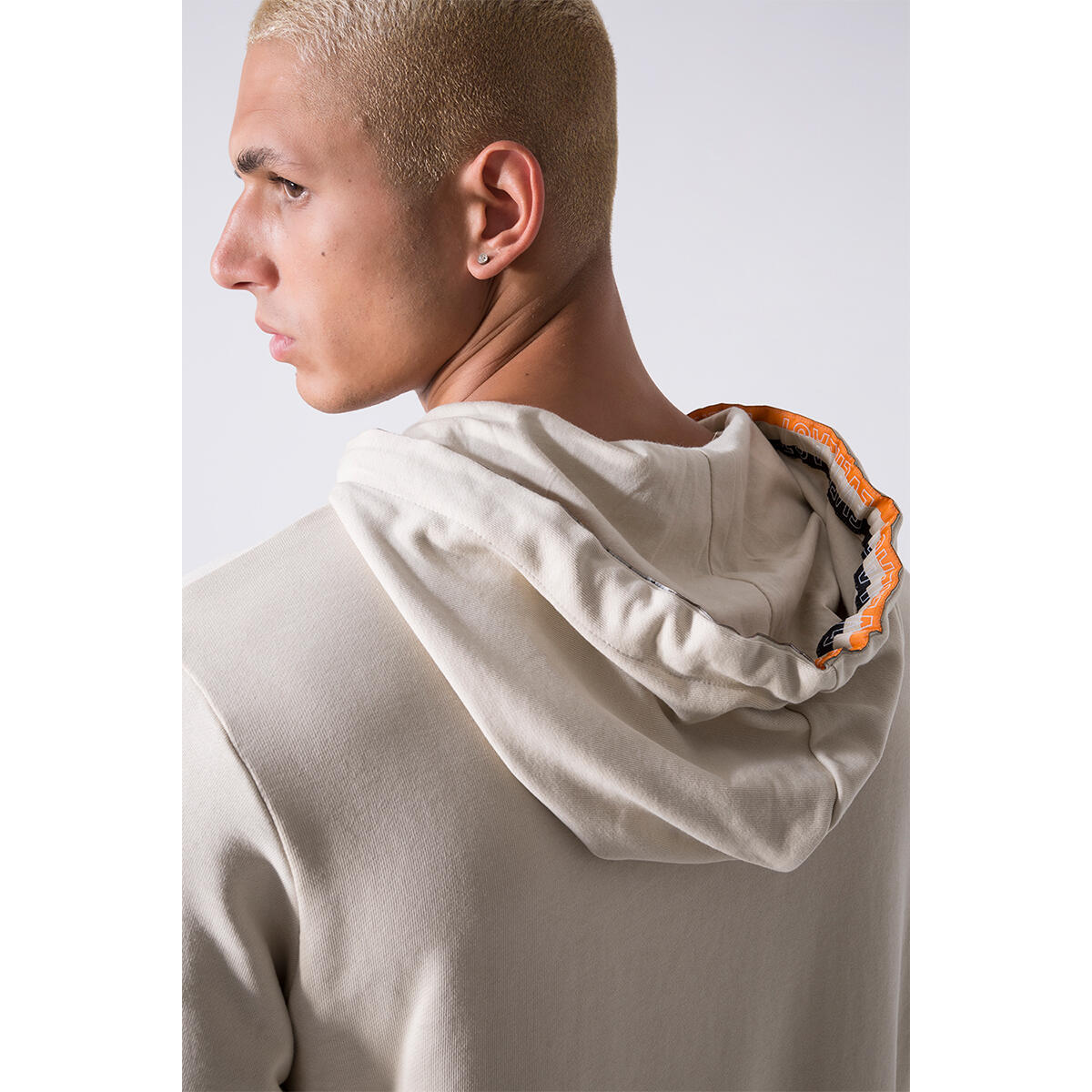 SUDADERA HOMBRE CON CAPUCHA Y CINTA TRICOLOR EVERLAST 5/5